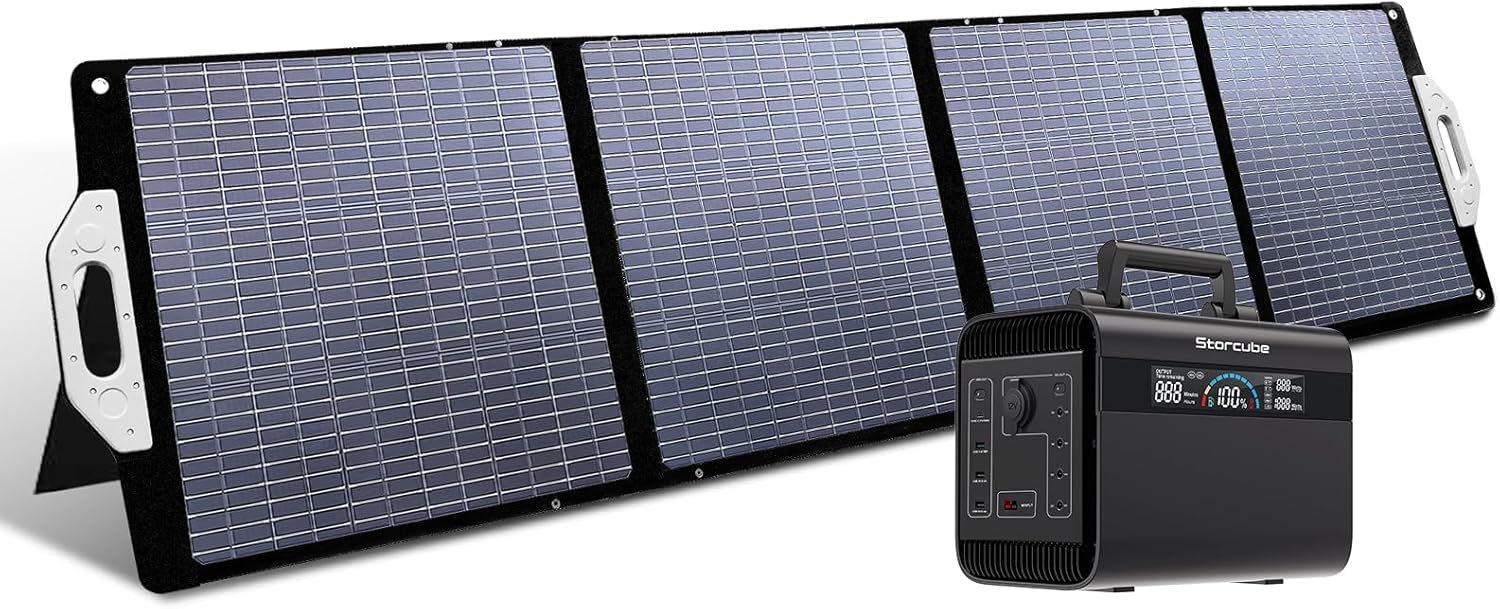 STORCUBE Solar Generator with 896Wh