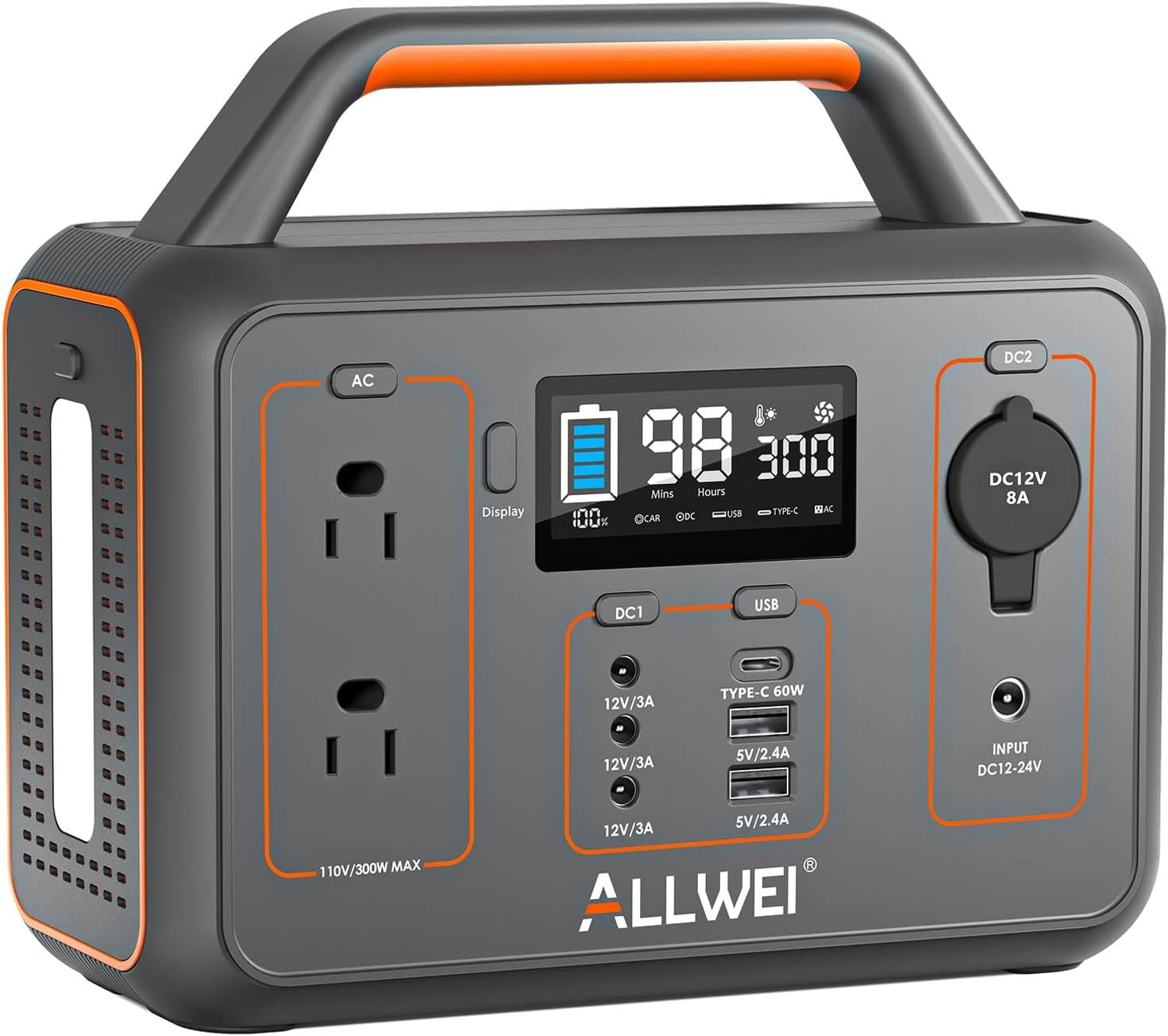 ALLWEI Portable Power Station 300W