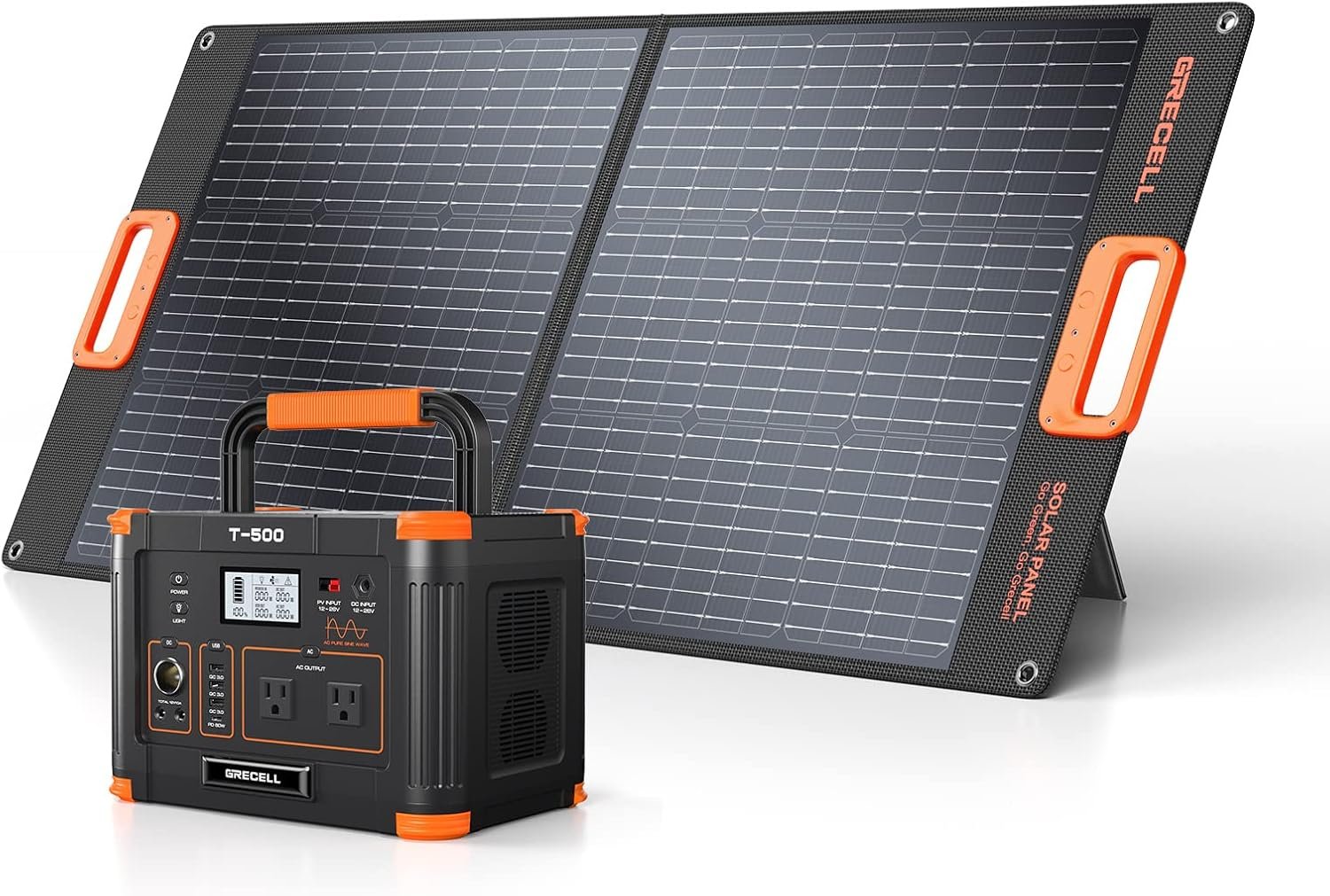 GRECELL 519Wh Outdoor Solar Generator