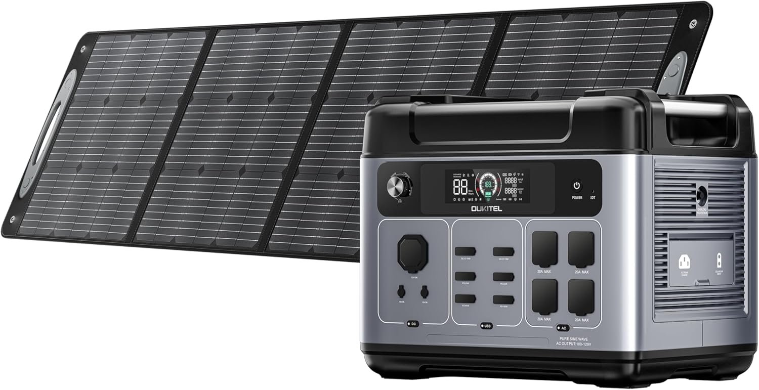 OUKITEL Solar Generator P2001 Plus