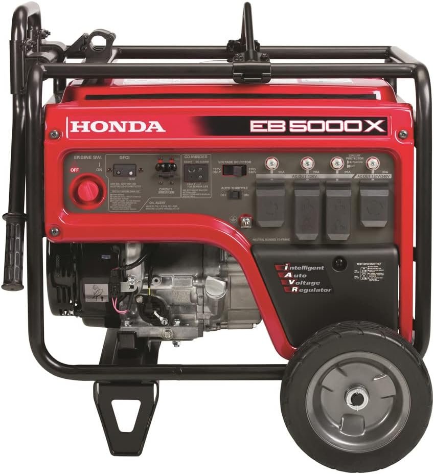 Honda 389Cc 5000W Non-Carb Gasoline Industrial Generator