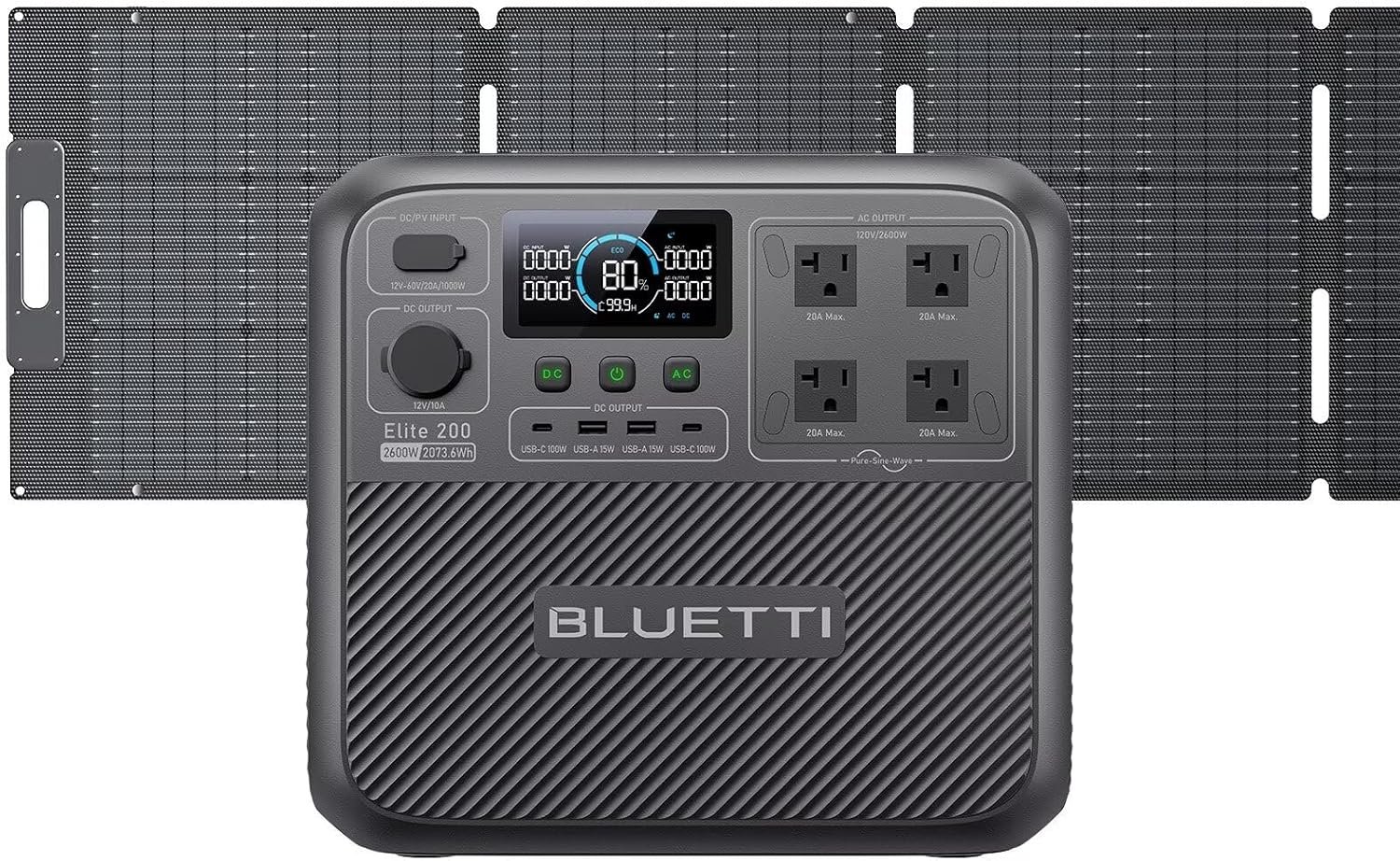 BLUETTI Solar Generator Elite 200 V2