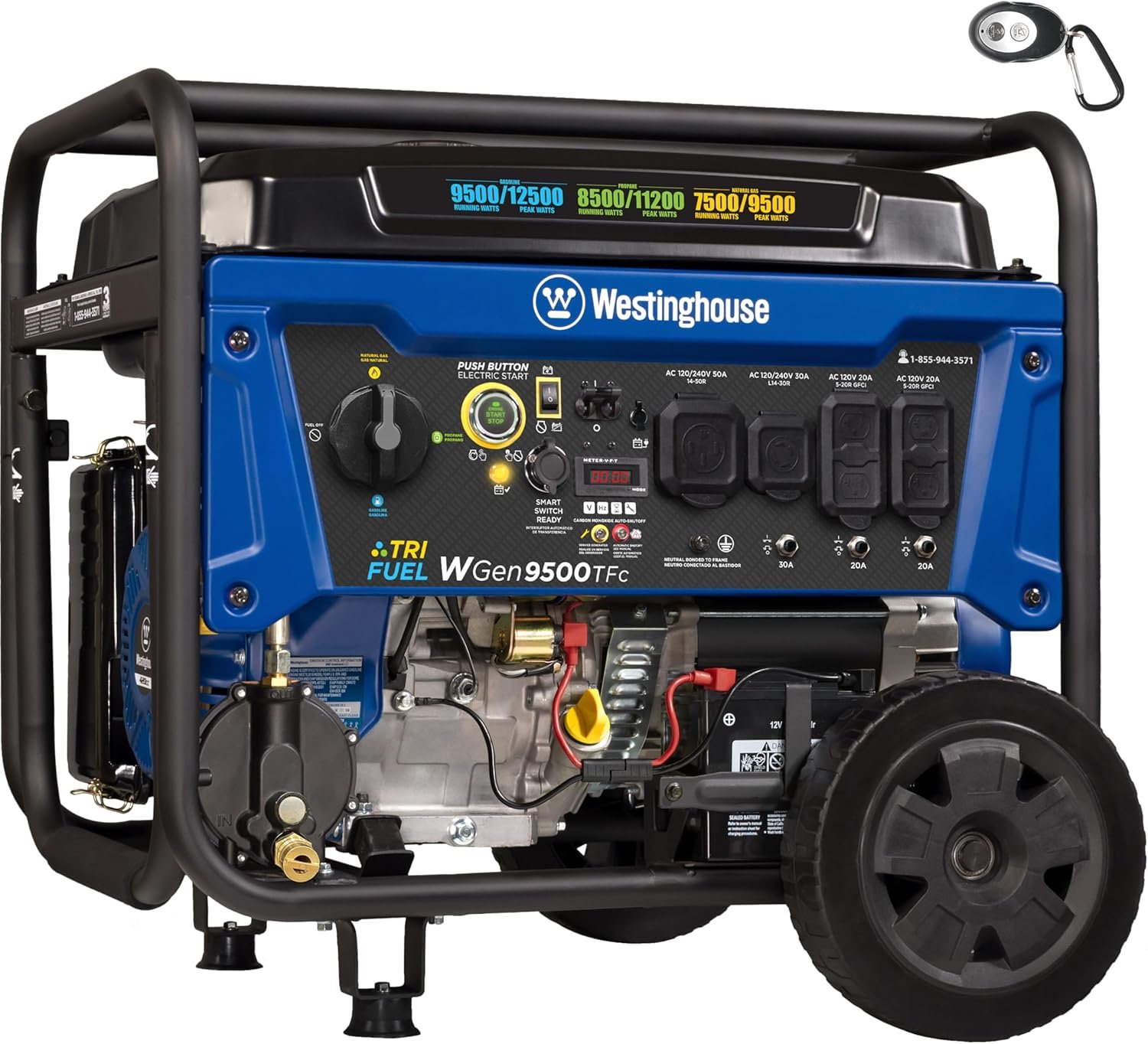 Westinghouse 12500 Peak Watt Tri-Fuel