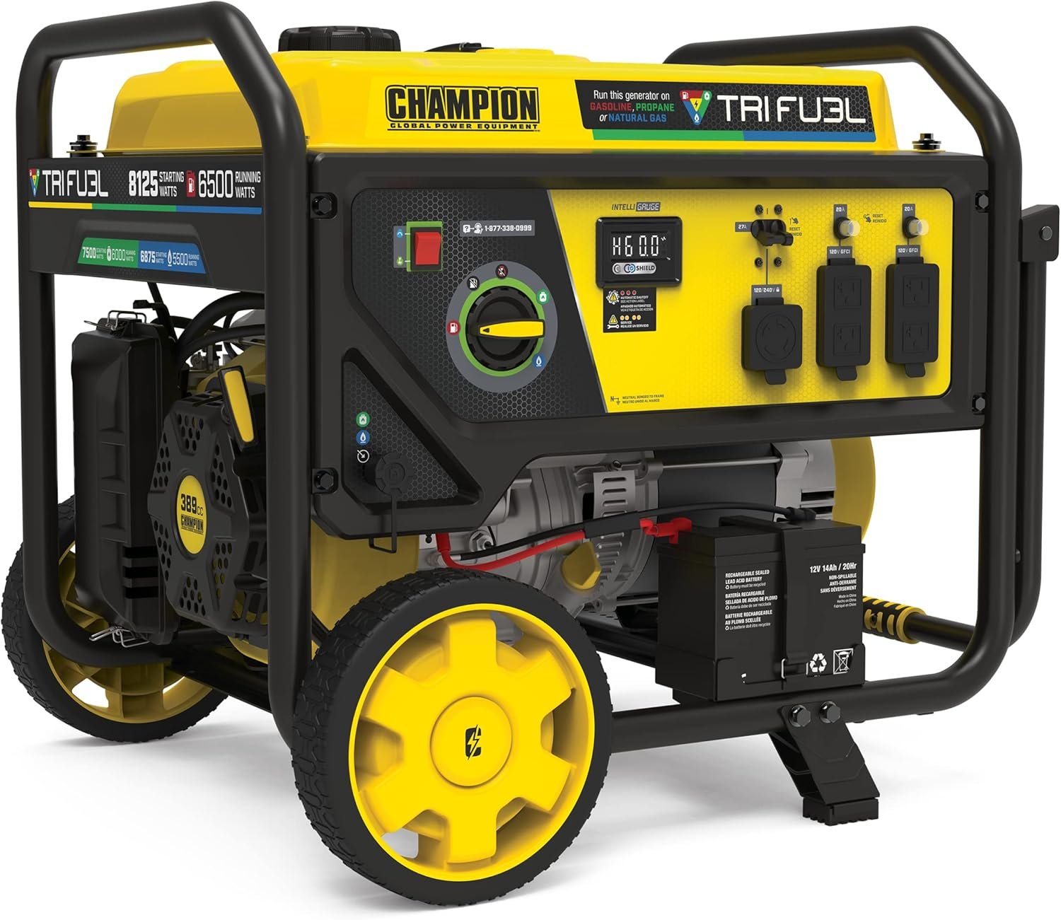 Champion Power 8125 Watt Electric Start Tri-Fuel
