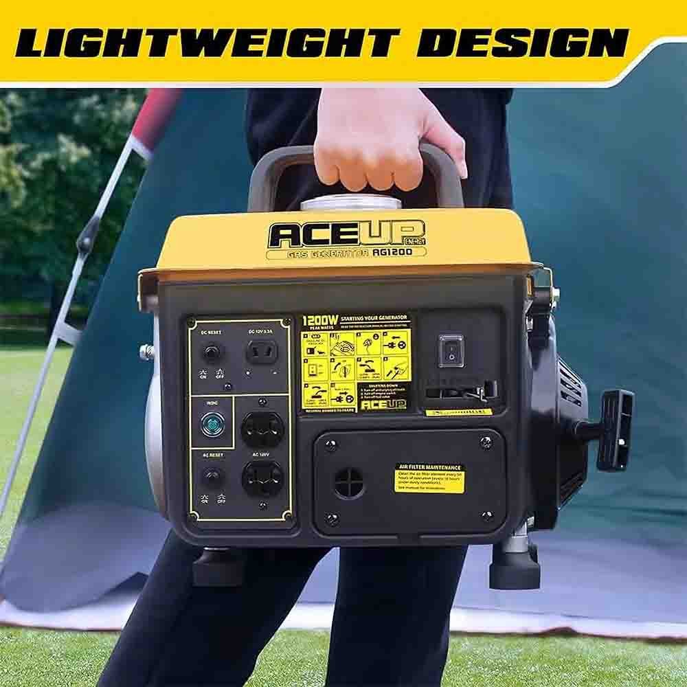 Aceup-Energy-1200W-Gasoline-1 Aceup Energy 1200W Gasoline Powered Generator