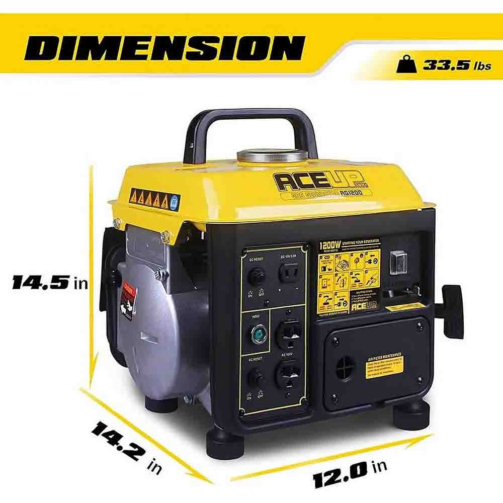 Aceup-Energy-1200W-Gasoline-3 Aceup Energy 1200W Gasoline Powered Generator
