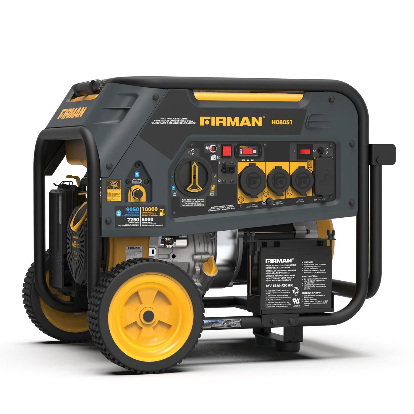 FIRMAN Generators Hybrid Series 8000 Wattage