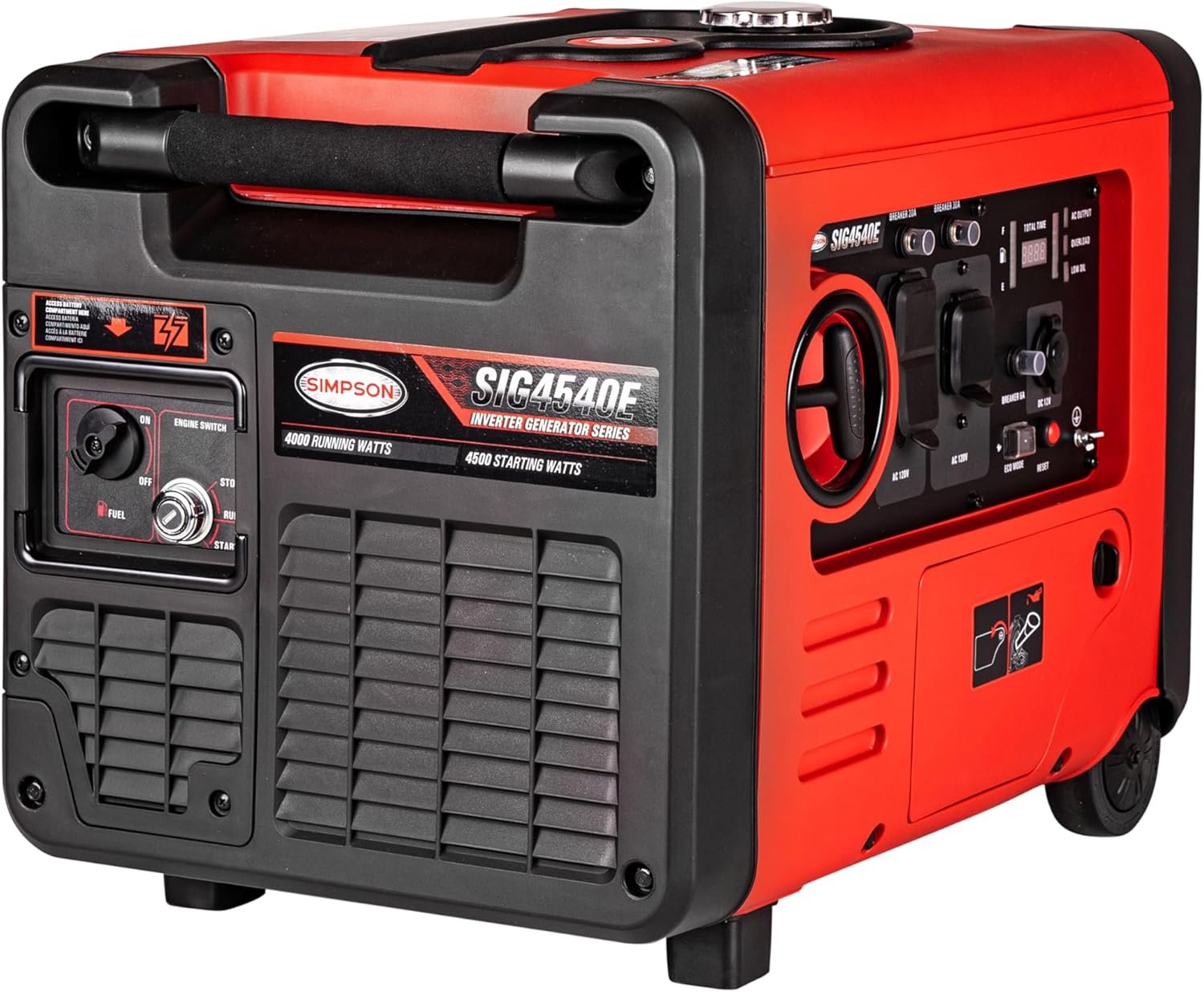 Simpson 4000 Watt Gas Inverter Generator – Cleaning Compact