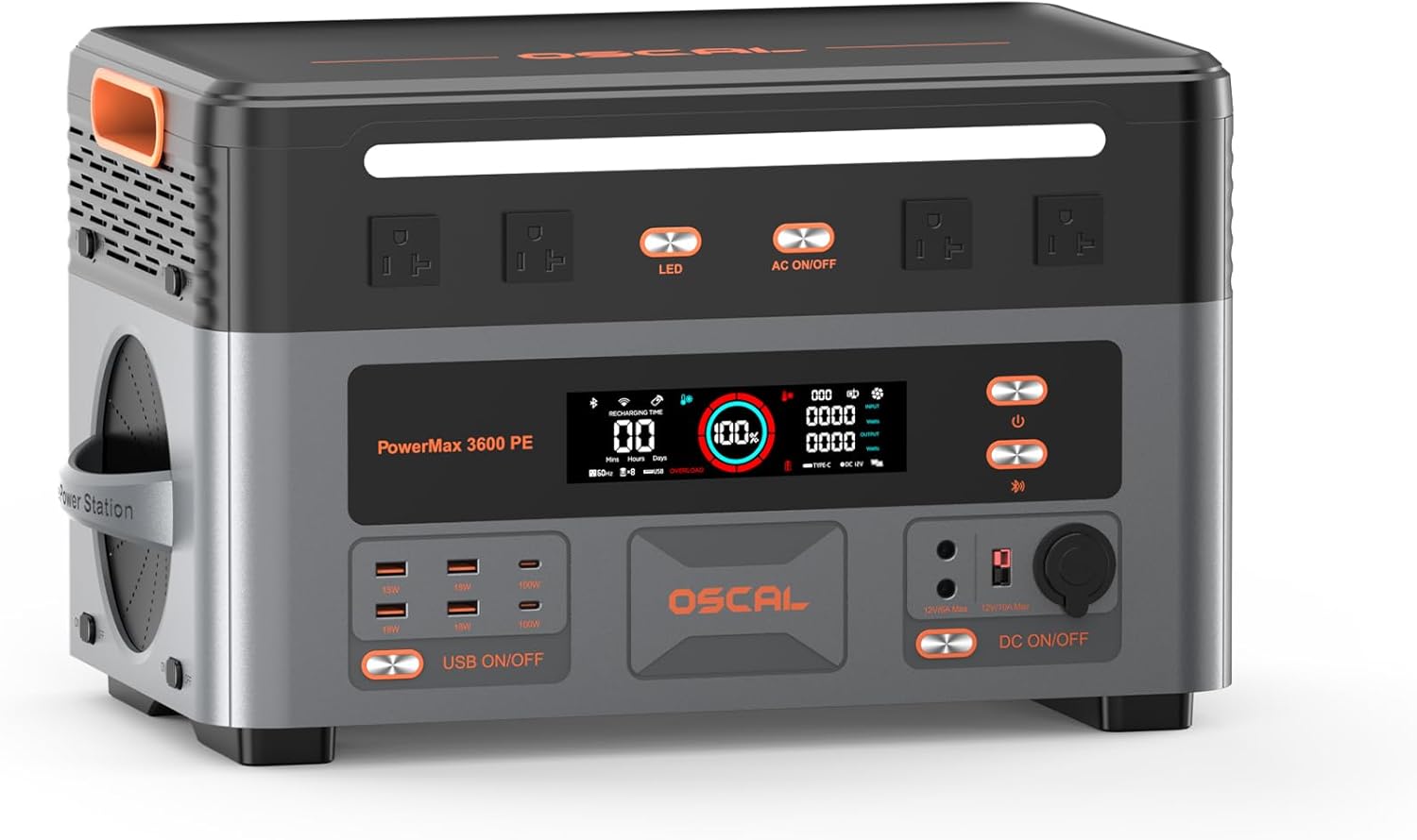 ECOGREAT PowerMax 3600 PE | 3600W Portable Power Station