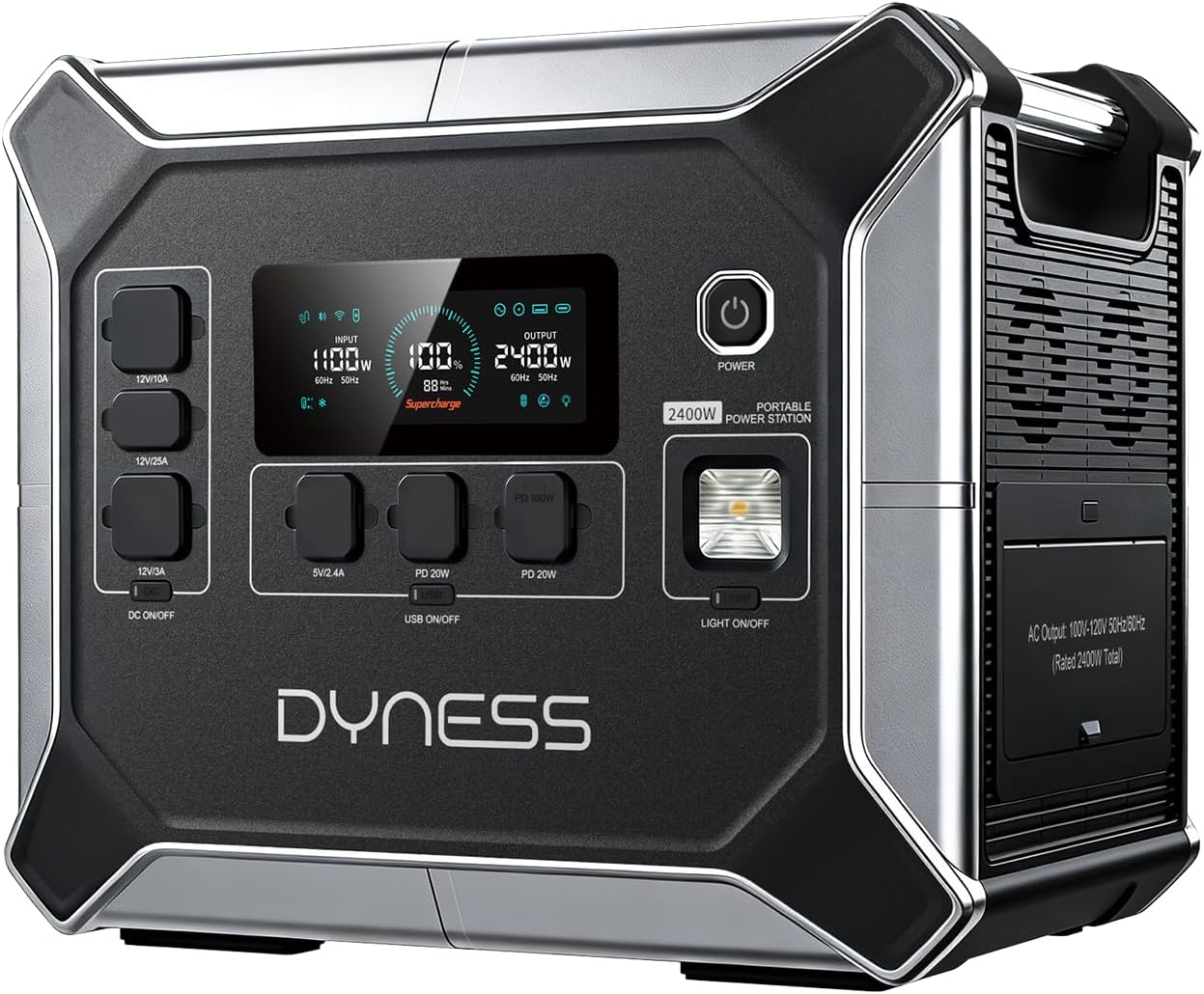 DYNESS 2048Wh Power Station | Portable 2400W