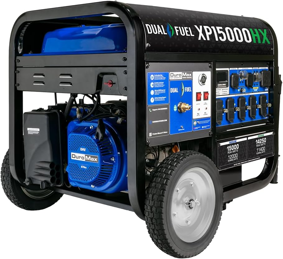 DuroMax XP15000HX 15000-Watt Review: Dual-Fuel Beast