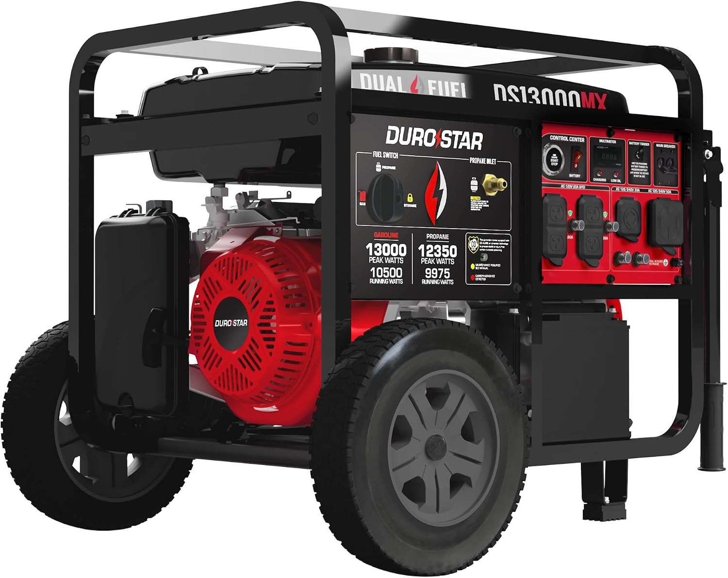 DuroStar DS13000MX 13000-Watt Review: runtime and noise test